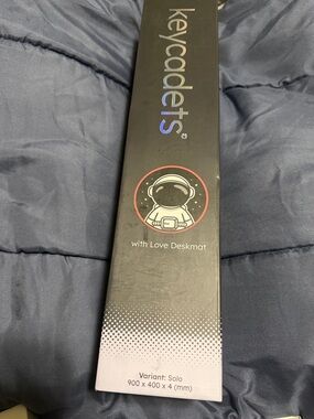 Keycadets Solo Keyboard Deskmat - Black